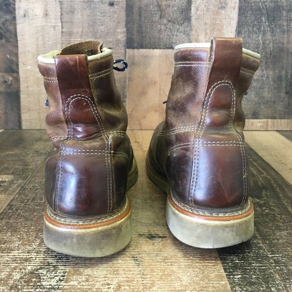 Thorogood 804-4374 Steel Round Toe Work Boots Mens 8 D - Picture 8 of 12